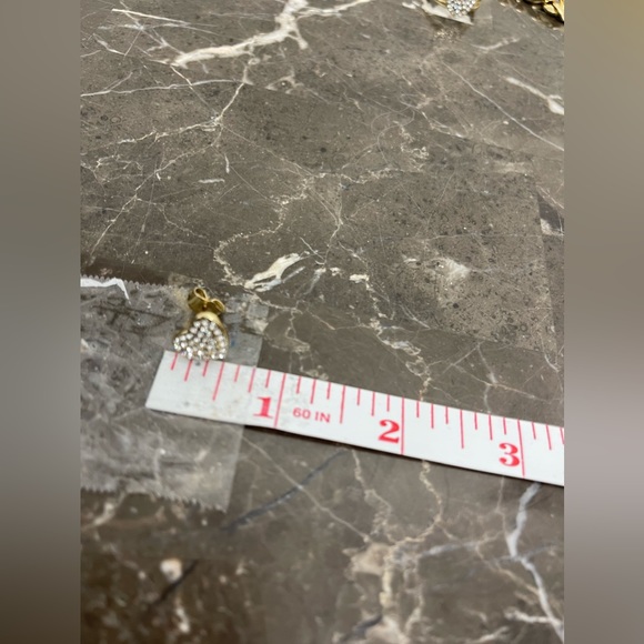 New! 18K Gold Plated, I Love You Cuban Link 4 Piece Jewelry Set - Picture 6 of 10